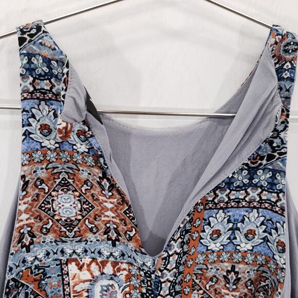 Lulus Dress Womens Extra Small Multicolor Southwestern Boho Keyhole Back Mini - Picture 10 of 15